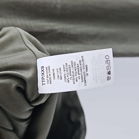 2 for 1 Dynamite Matching Set Maxi Skirt and Crop Top set in Green Bodycon fit - Picture 8 of 9